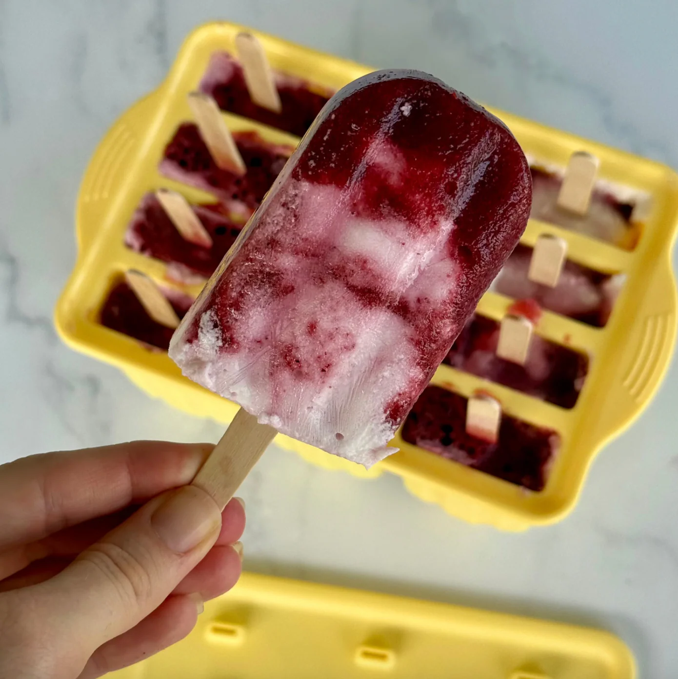 Ever Eco Silicone Popsicle Mould Tray Of 12, With Popsicle Sticks Included - Image 4