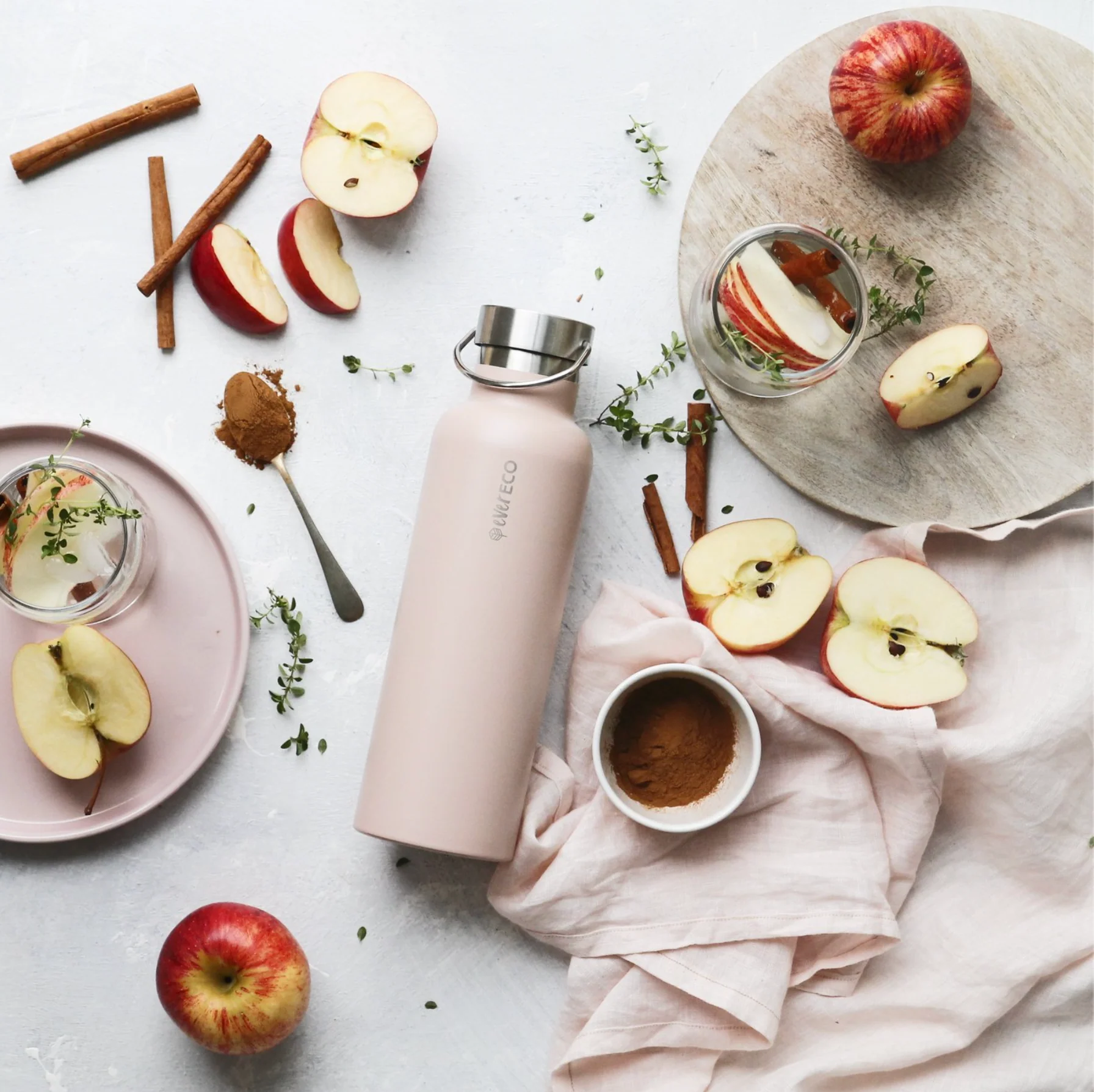 Ever Eco Stainless Steel Bottle 750ml, Rose - Image 2