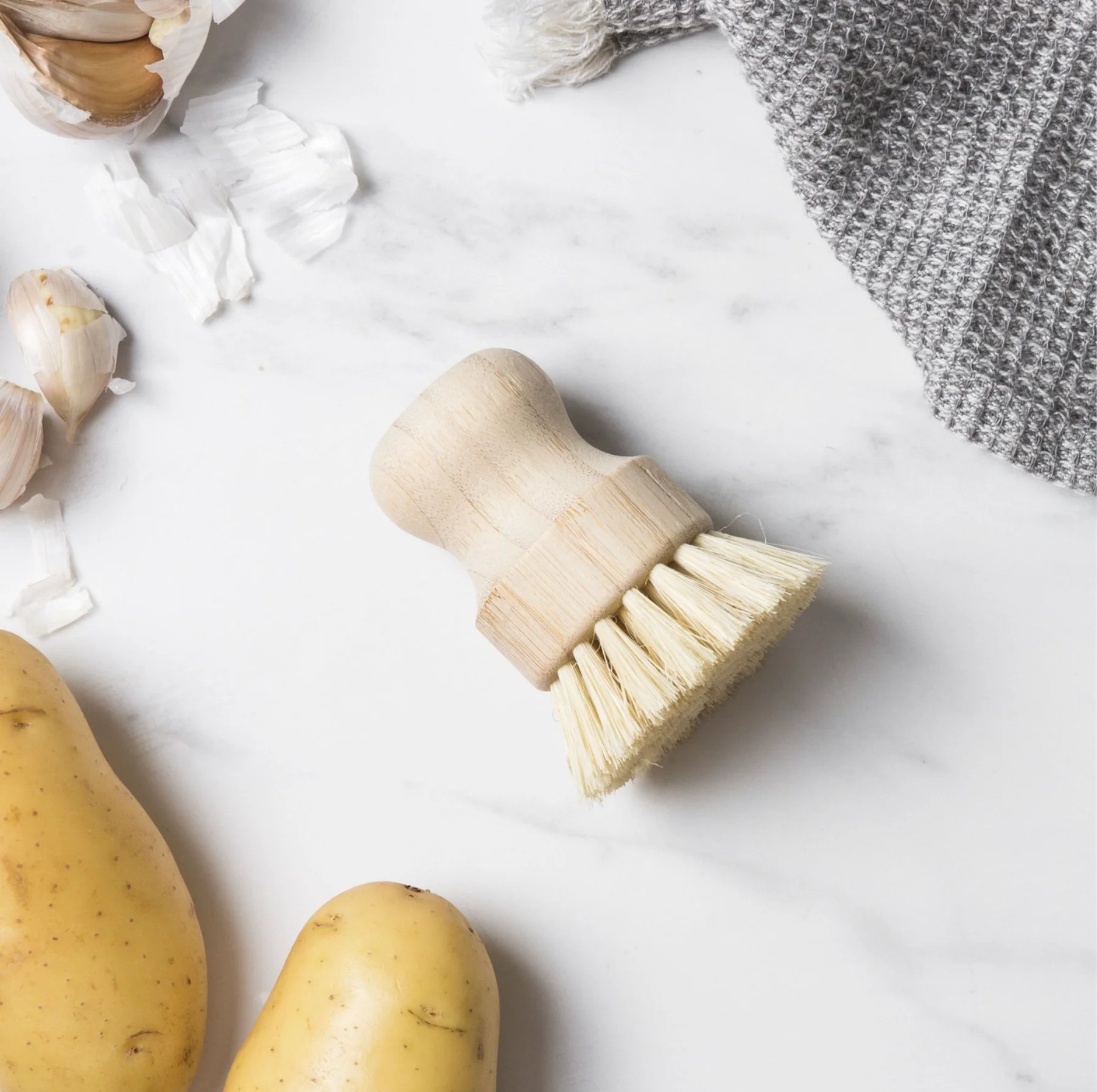 Ever Eco Veggie Scrubber, Bamboo Handle & Sisal Bristles