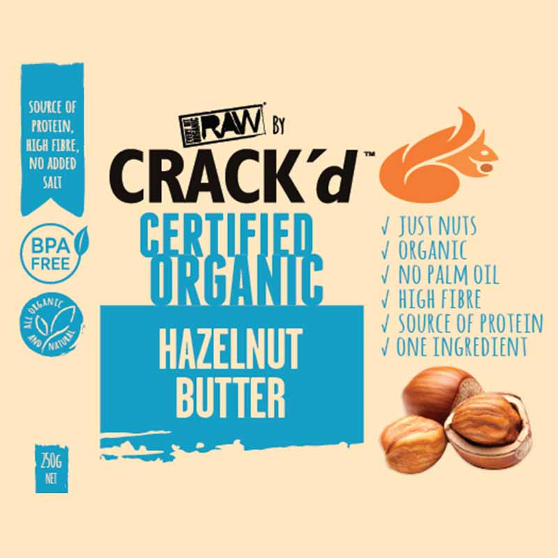 Every Bit Organic Crack'd Nut Butter 250g, Hazelnut - Image 2