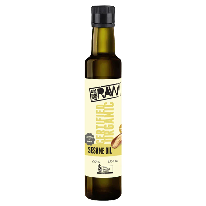 Every Bit Organic Raw Cold Pressed Oil 250ml, Sesame {Unrefined}
