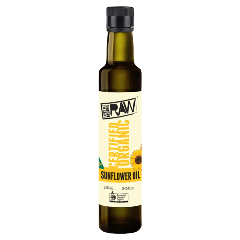 Every Bit Organic Raw Cold Pressed Oil 250ml, Sunflower {Unrefined}