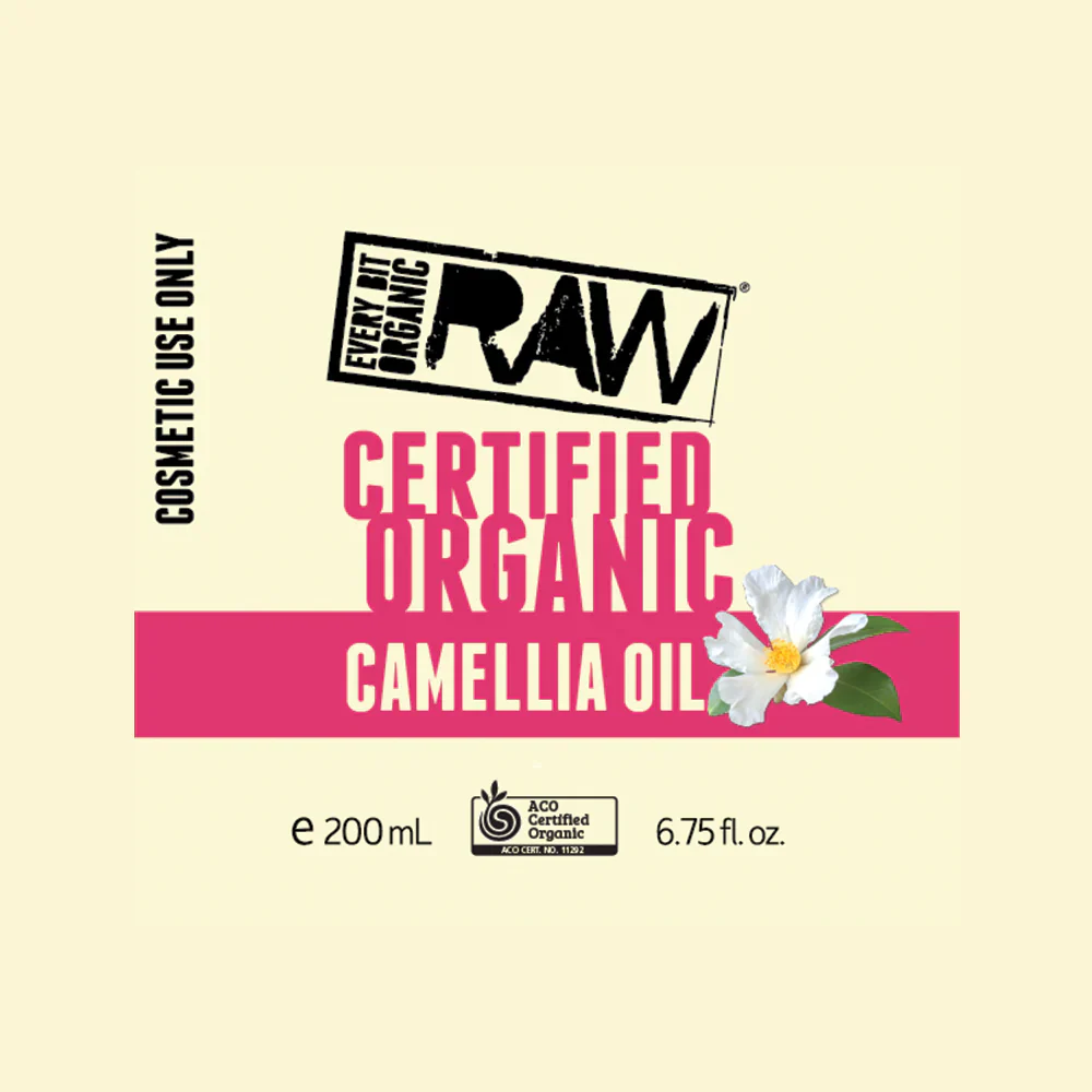 Every Bit Organic Raw Oil 200ml, Camellia - Image 2