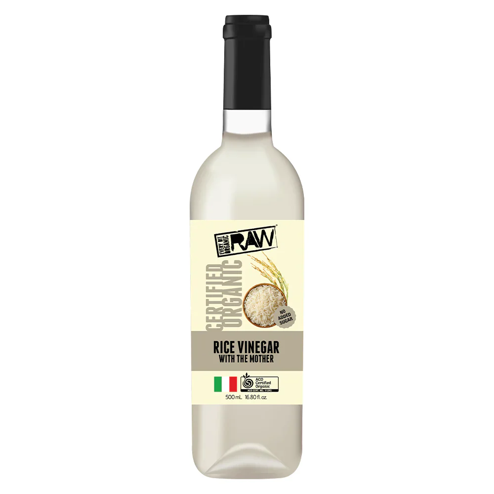 Every Bit Organic Raw Vinegar 500ml, Rice Wine {With The Mother}