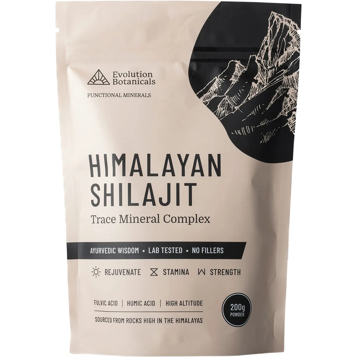 Evolution Botanicals Himalayan Shilajit 100g Or 200g, 80 Trace Mineral Complex - Image 3