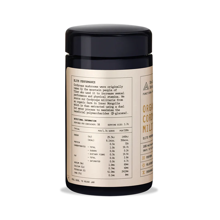 Evolution Botanicals Organic Cordyceps Extract 100g, Energy & Elite-Performance - Image 5