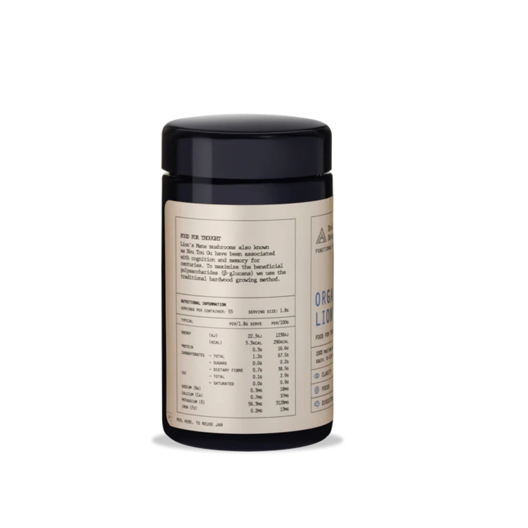 Evolution Botanicals Organic Lion's Mane Extract 100g, Cognitive Performance - Image 5