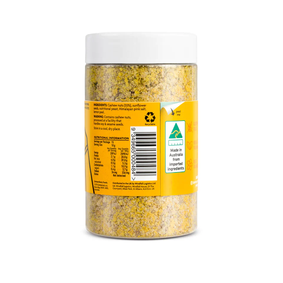 Extraordinary Foods Pimp My Salad Cashew Parmesan 150g, Vegan & Gluten Free - Image 4