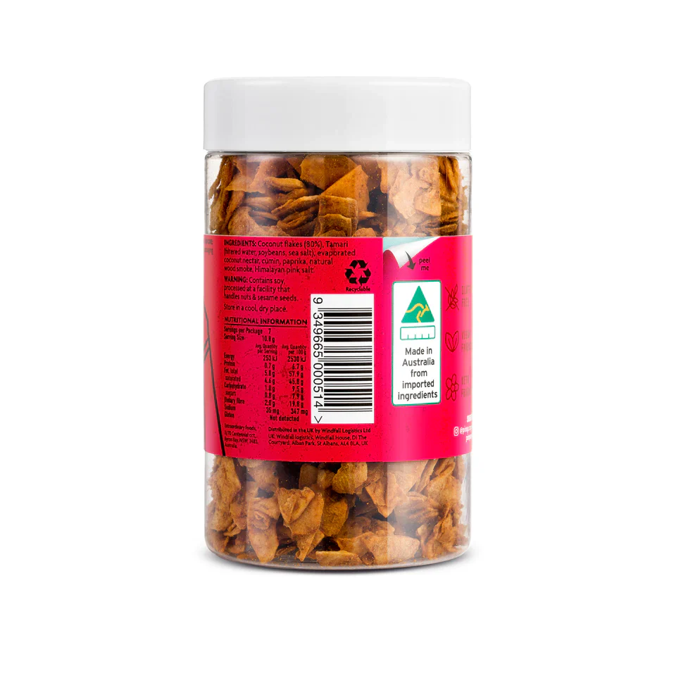 Extraordinary Foods Pimp My Salad Coconut Bacon Bits 80g, Vegan & Gluten Free - Image 3