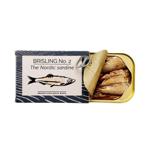 Fangst Brisling No.2 The Nordic Sardine 100g, Smoked Over Beach Wood - Image 2
