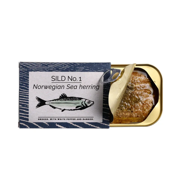 Fangst Sild No.1 Norwegian Sea Herring 100g, Smoked With White Pepper & Ramson - Image 2