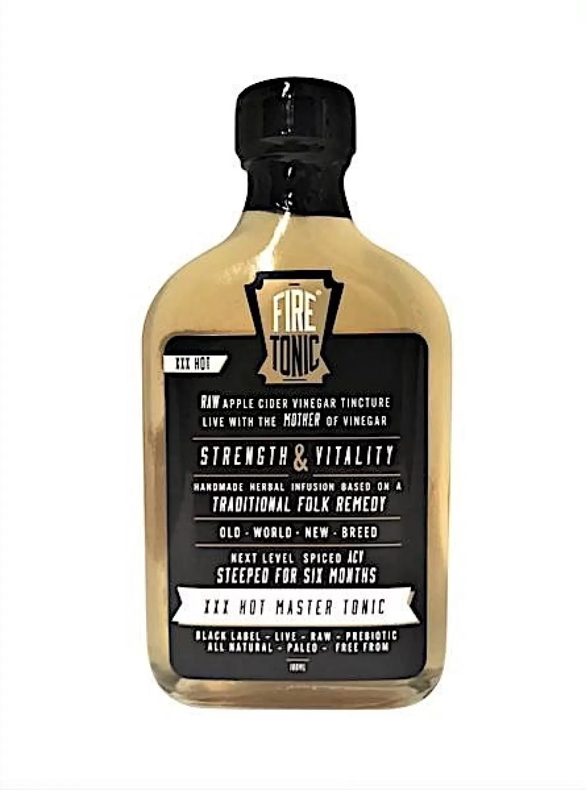Fire Tonic Black Label 180ml, Extra Hot {Strength & Vitality}