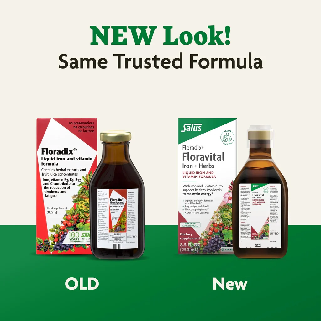 Floradix Floravital Herbal Liquid Iron Plus 250mL Or 500mL, Oral Liquid - Image 4