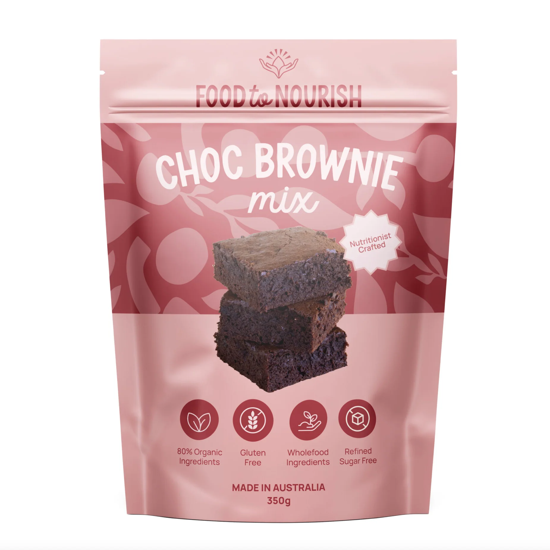 Food To Nourish Baking Mix 350g, Brownie Mix