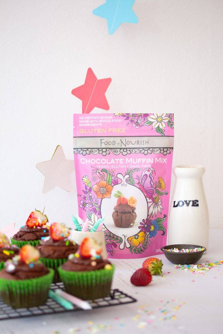 Food To Nourish Baking Mix 360g, Chocolate Muffin Mix - Image 2