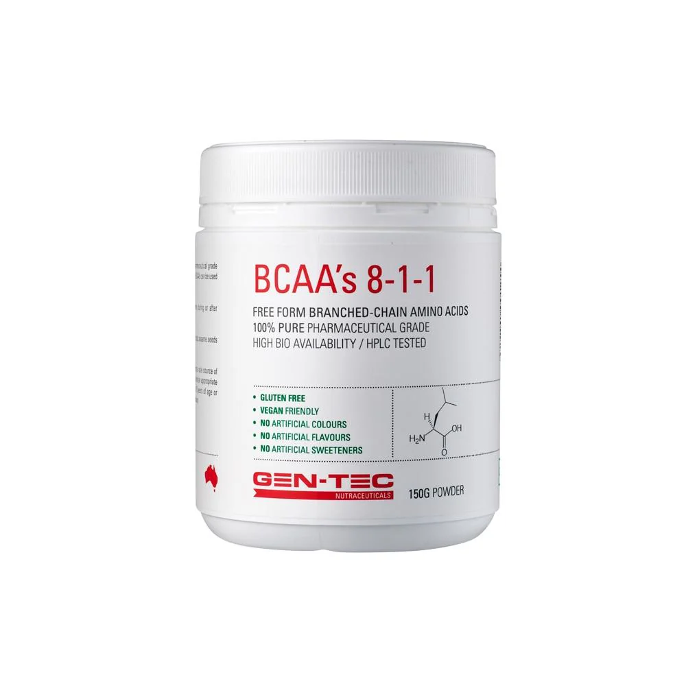 Gen-Tec Nutrition BCAA's (8-1-1) 150g Or 500g