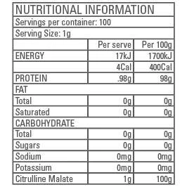 Gen-Tec Nutrition Citrulline Malate 100g - Image 2