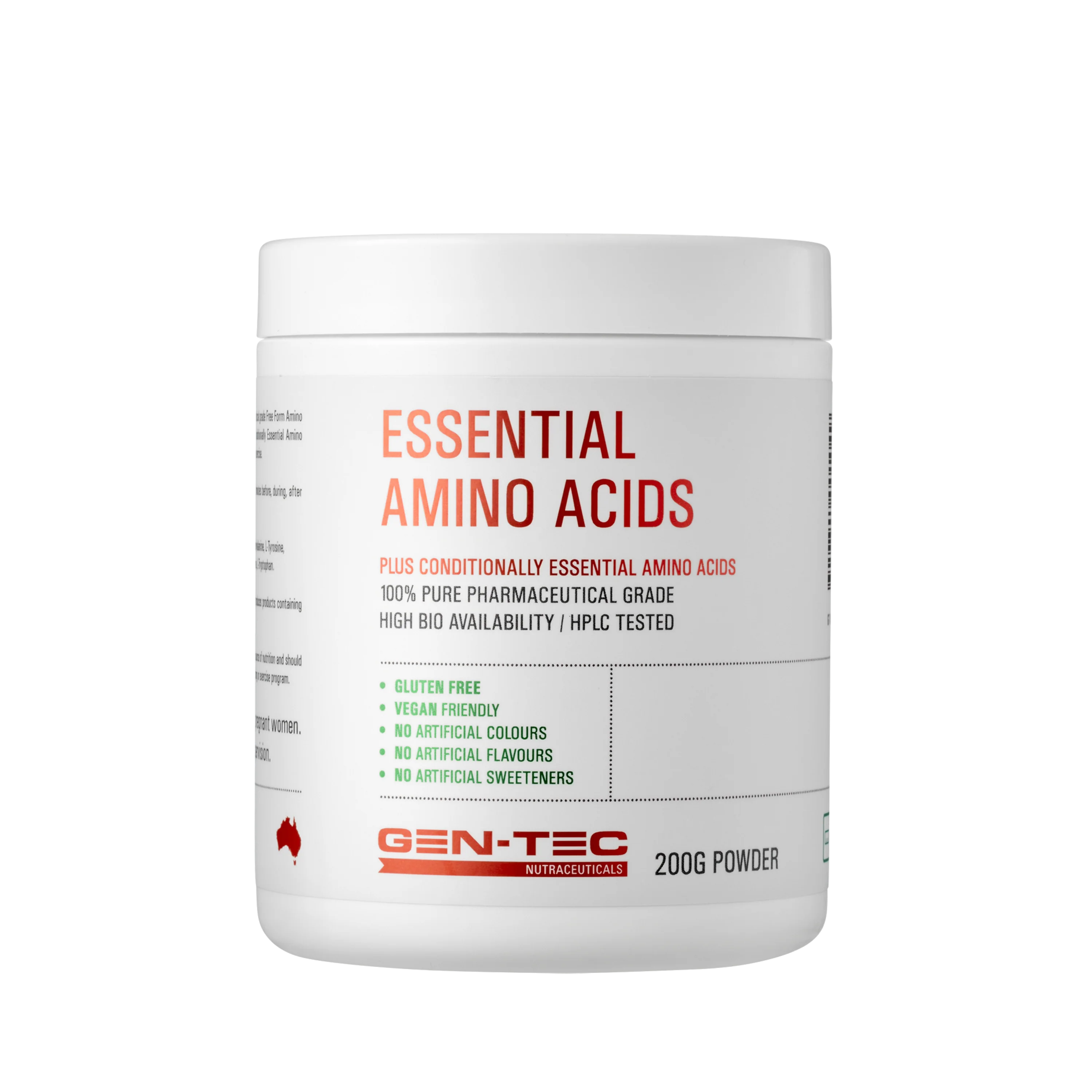Gen-Tec Nutrition Essential Amino Acids 200g Or 500g