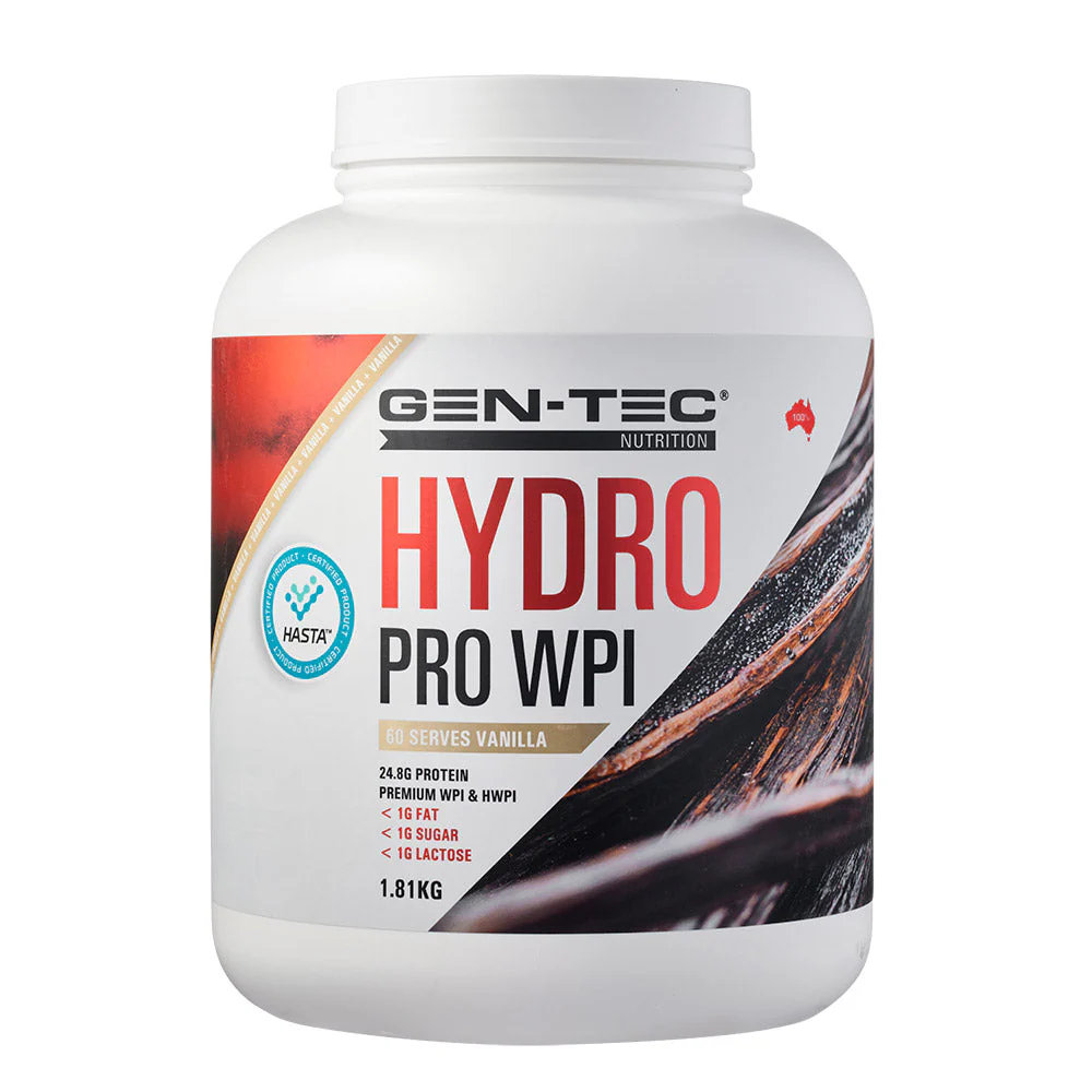 Gen-Tec Nutrition Hydro Pro WPI 810g Or 1.8kg, Swiss Vanilla Flavour - Image 3