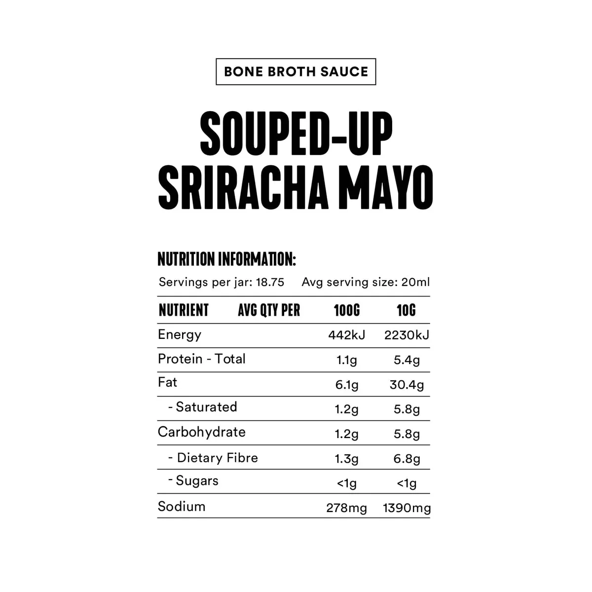 Gevity Bone Broth Sauce 375mL, Souped-Up Sriracha Mayo - Image 3