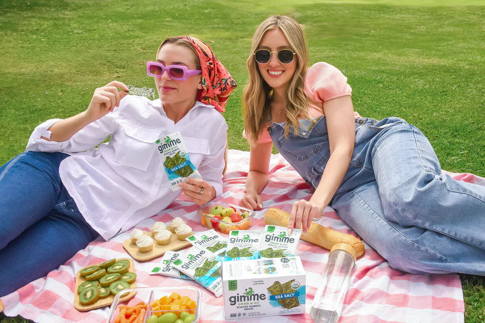 Gimme Organic Roasted Seaweed Snacks 'Grab & Go' 5 Value Pack ,Sea Salt Flavour - Image 4