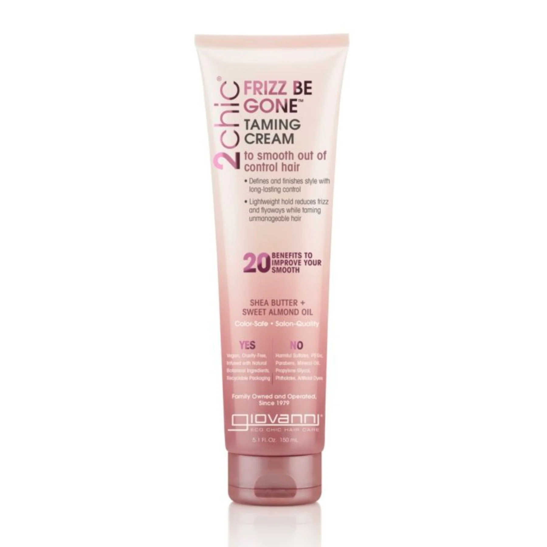 Giovanni 2Chic Frizz Be Gone Taming Cream 150ml, To Smooth Out Of Control Hair