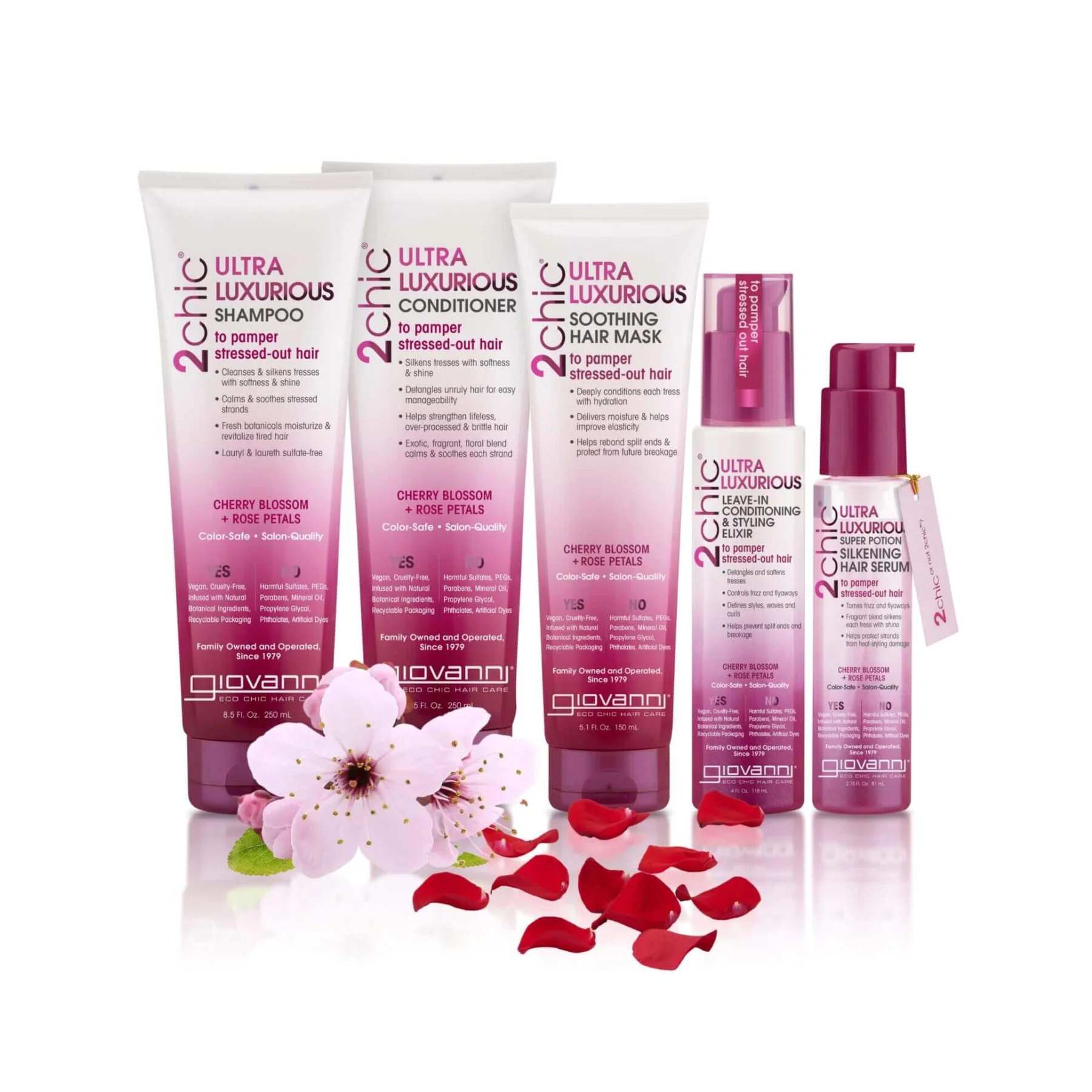 Giovanni 2Chic Ultra-Luxurious Conditioner 44mL Or 250mL, To Pamper Stressed-Out Hair - Image 4