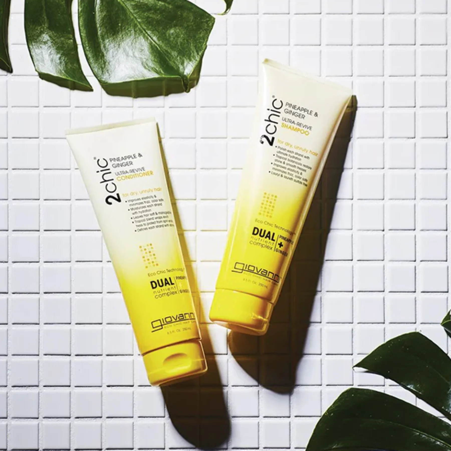Giovanni 2Chic Ultra-Revive Shampoo 250mL, For Dry & Unruly Hair