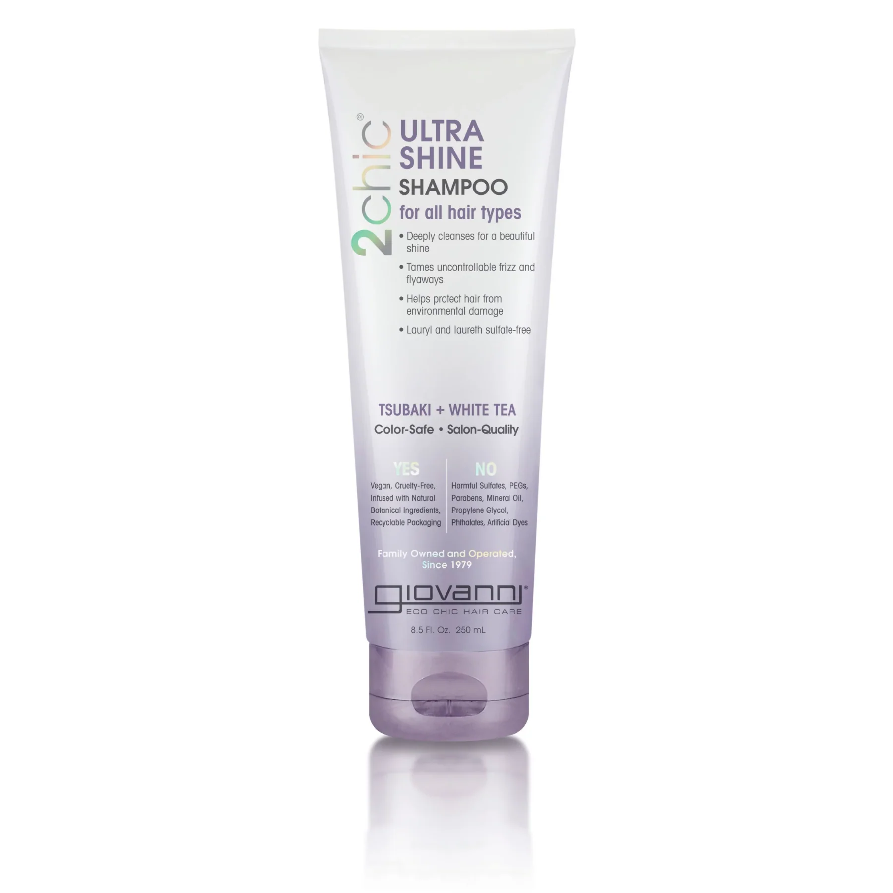 Giovanni 2Chic Ultra Shine Shampoo 250mL, Deeply Cleanses For A Beautiful Shine - Image 4