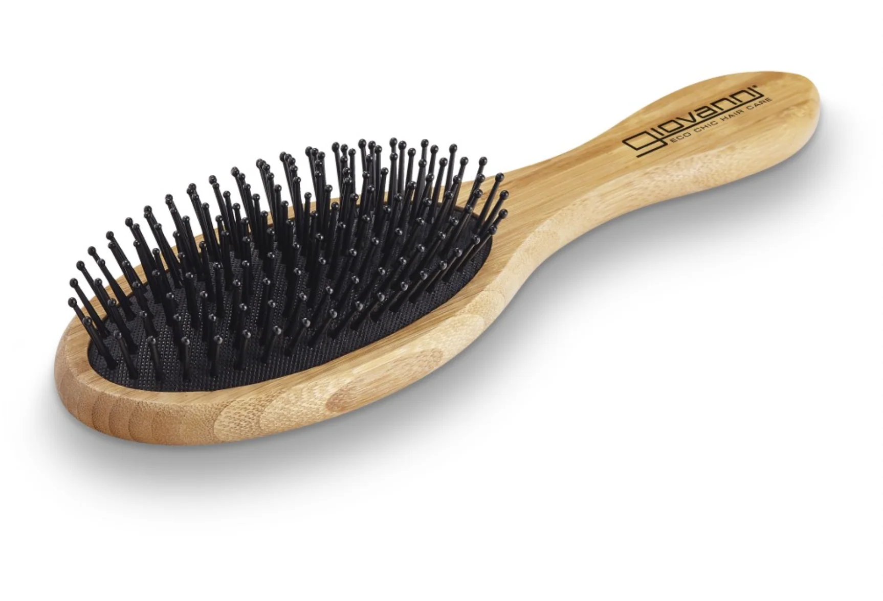Giovanni Bamboo Hair Brush, Oval - Image 4