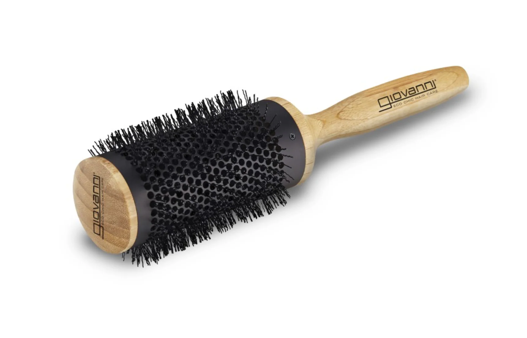 Giovanni Bamboo Hair Brush, Thermal Ceramic Coated Barrel - Image 3