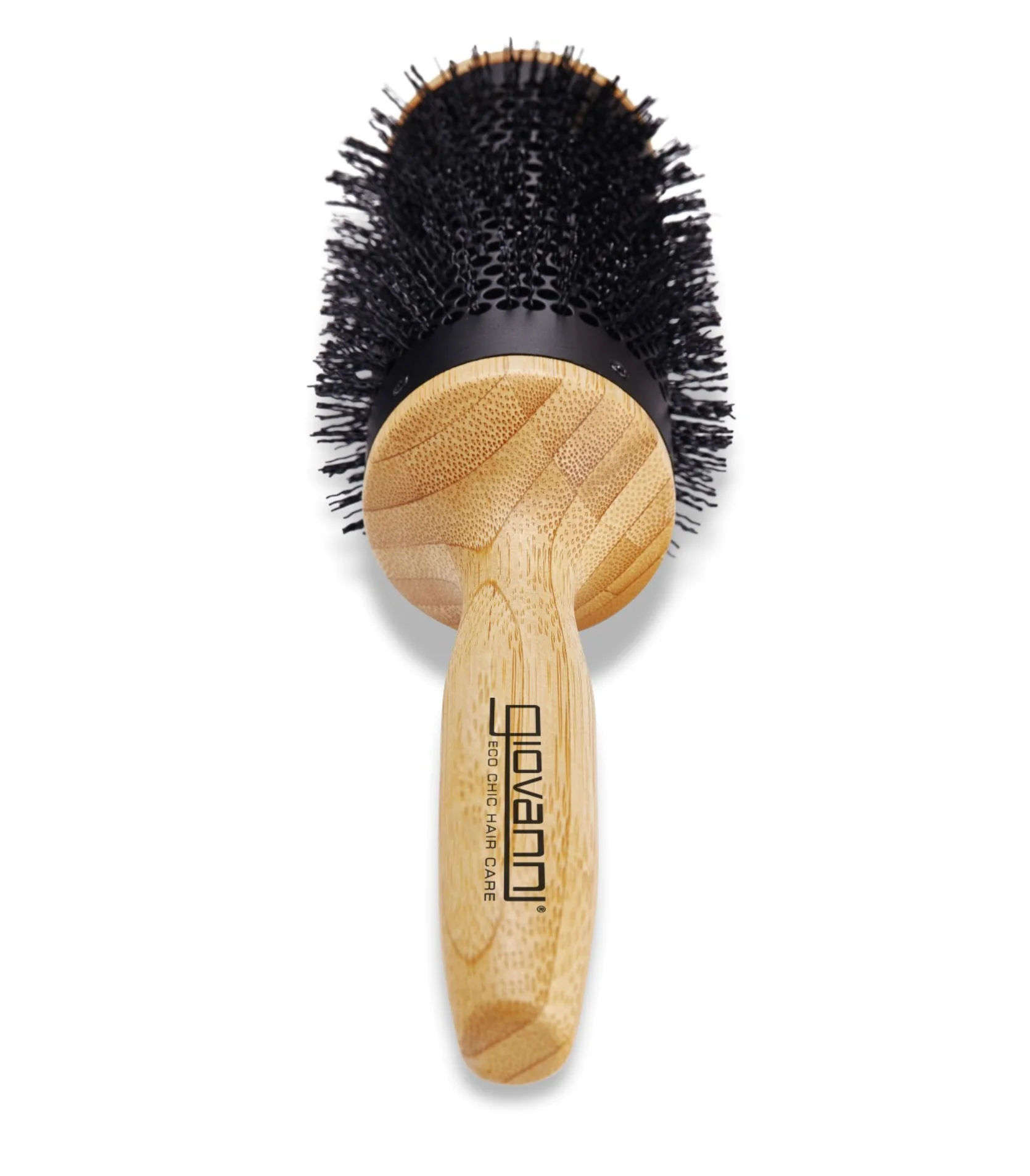 Giovanni Bamboo Hair Brush, Thermal Ceramic Coated Barrel - Image 4