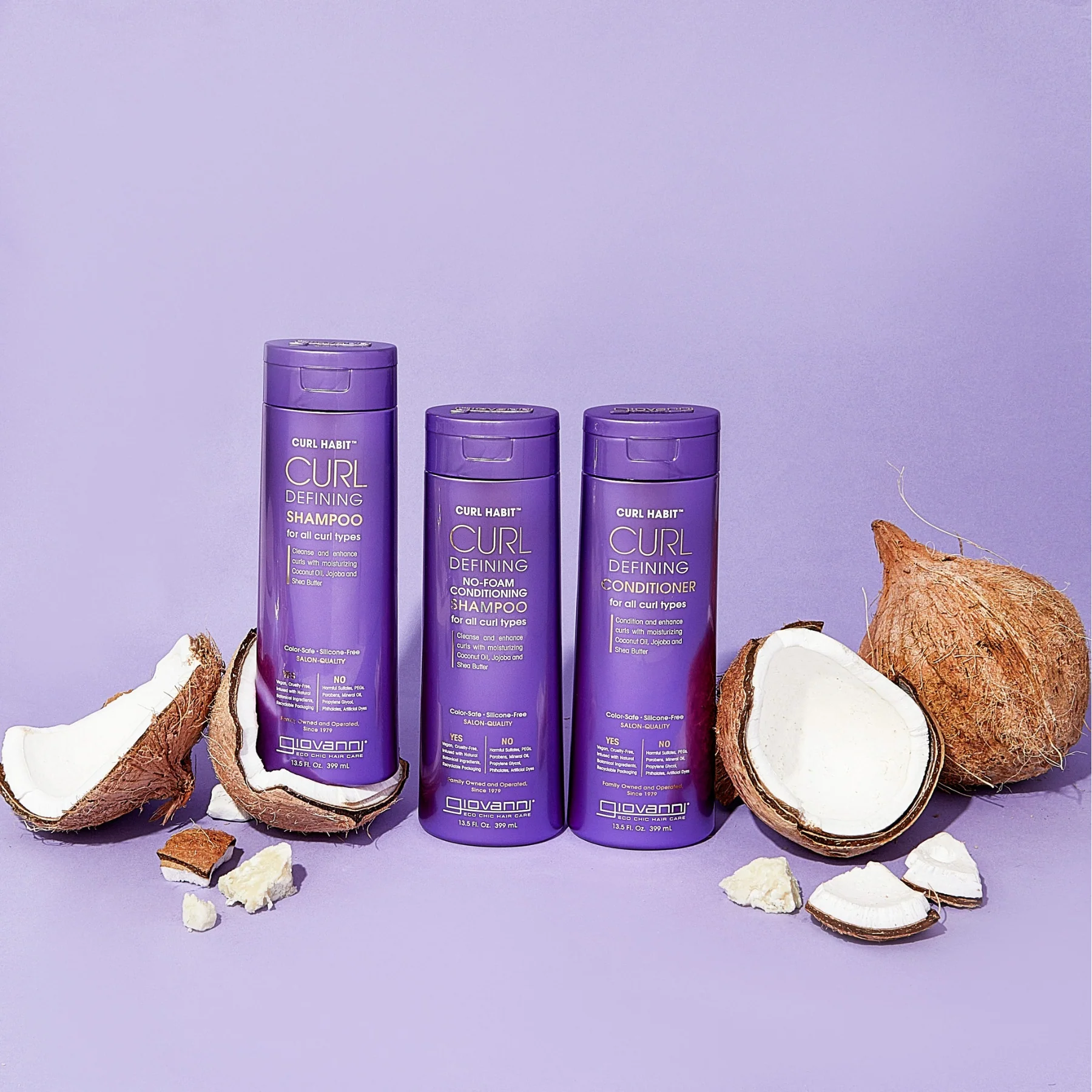 Giovanni Curl Habit Curl Defining Conditioner 399mL, Condition & Enhance Curls - Image 3