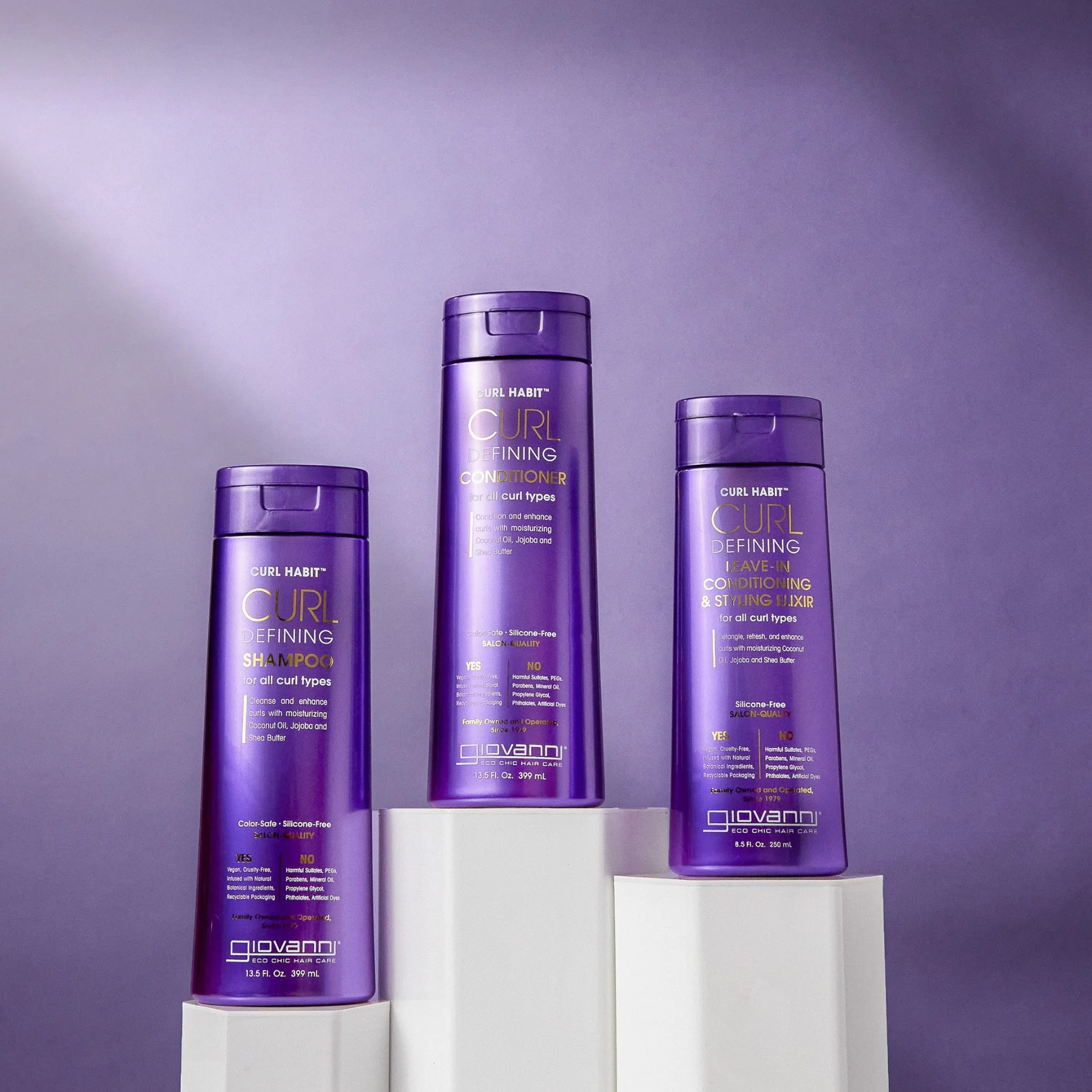 Giovanni Curl Habit Curl Defining Leave-in Conditioning & Styling Elixir 250mL, Detangles For Easy Manageability - Image 2
