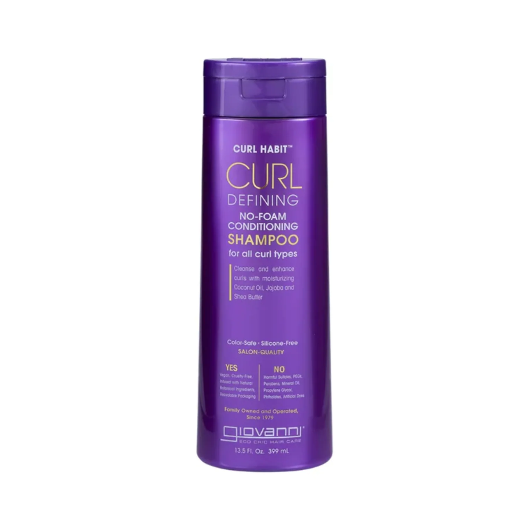 Giovanni Curl Habit Curl Defining No-Foam Conditioning Shampoo 399mL, Restores Without Weighing Curls Down - Image 2