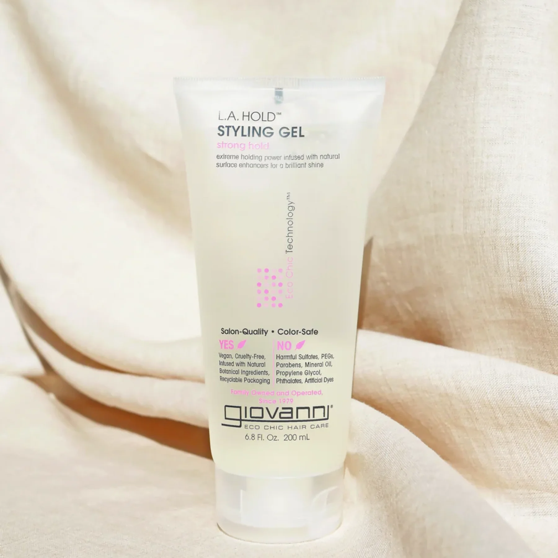 Giovanni L.A. Hold Styling Gel 60mL or 200mL, Strong Hold - Image 2