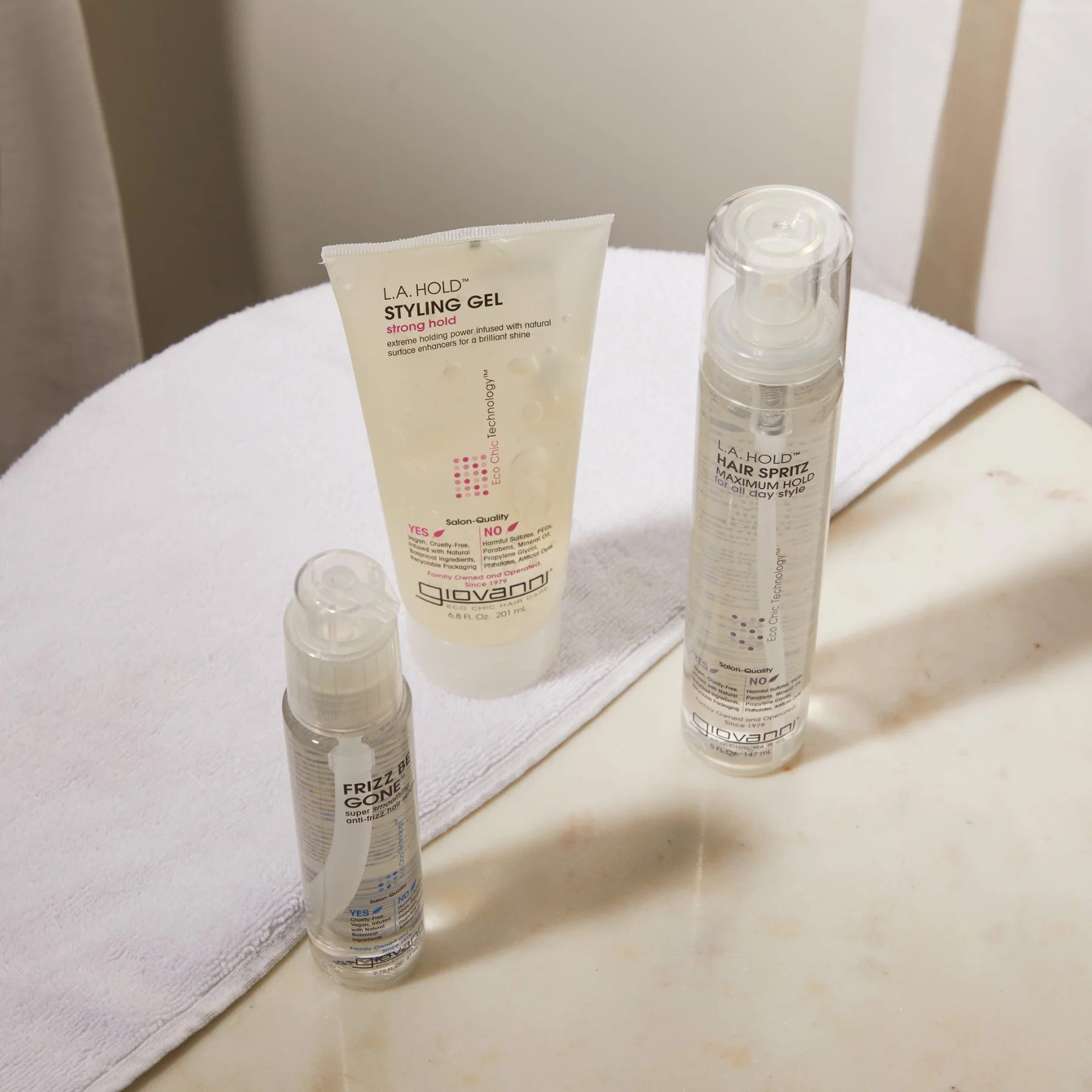 Giovanni L.A. Hold Hair Spritz Spray 65mL or 150mL, Maximum Hold - Image 3
