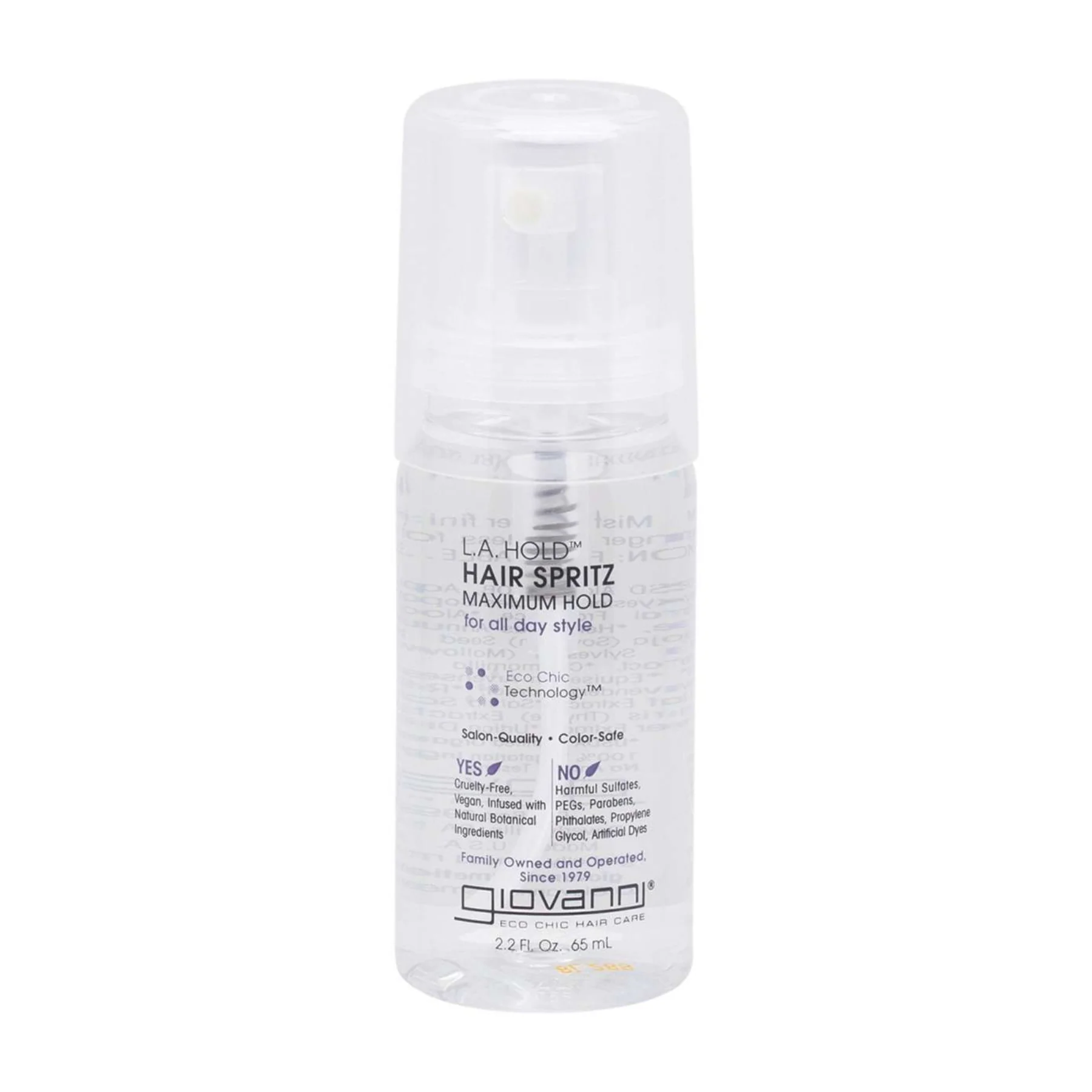 Giovanni L.A. Hold Hair Spritz Spray 65mL or 150mL, Maximum Hold - Image 5