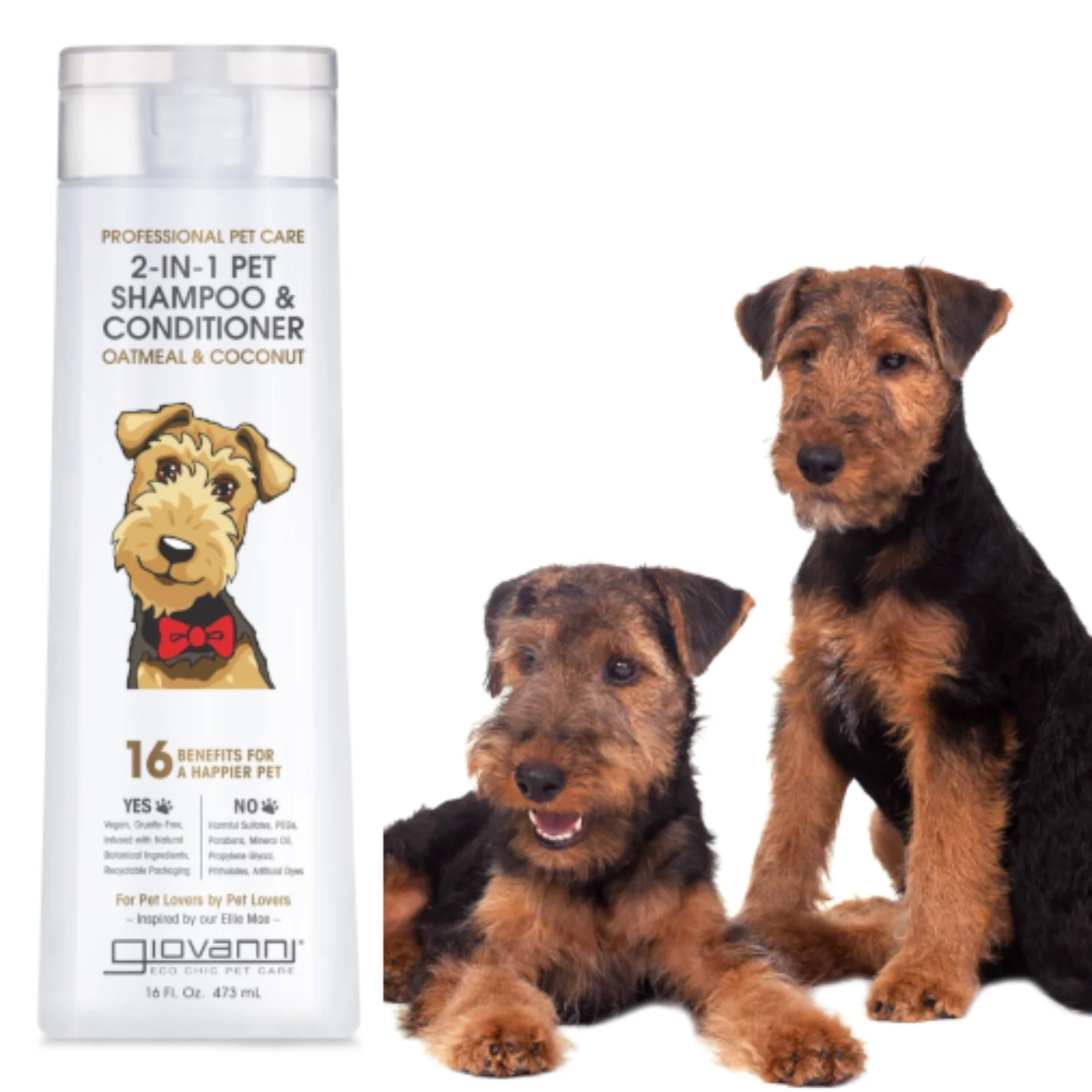 Giovanni Professional Pet 2-in-1 Pet Shampoo & Conditioner 473ml, Deeply Cleanses & Conditions Fur - Image 3