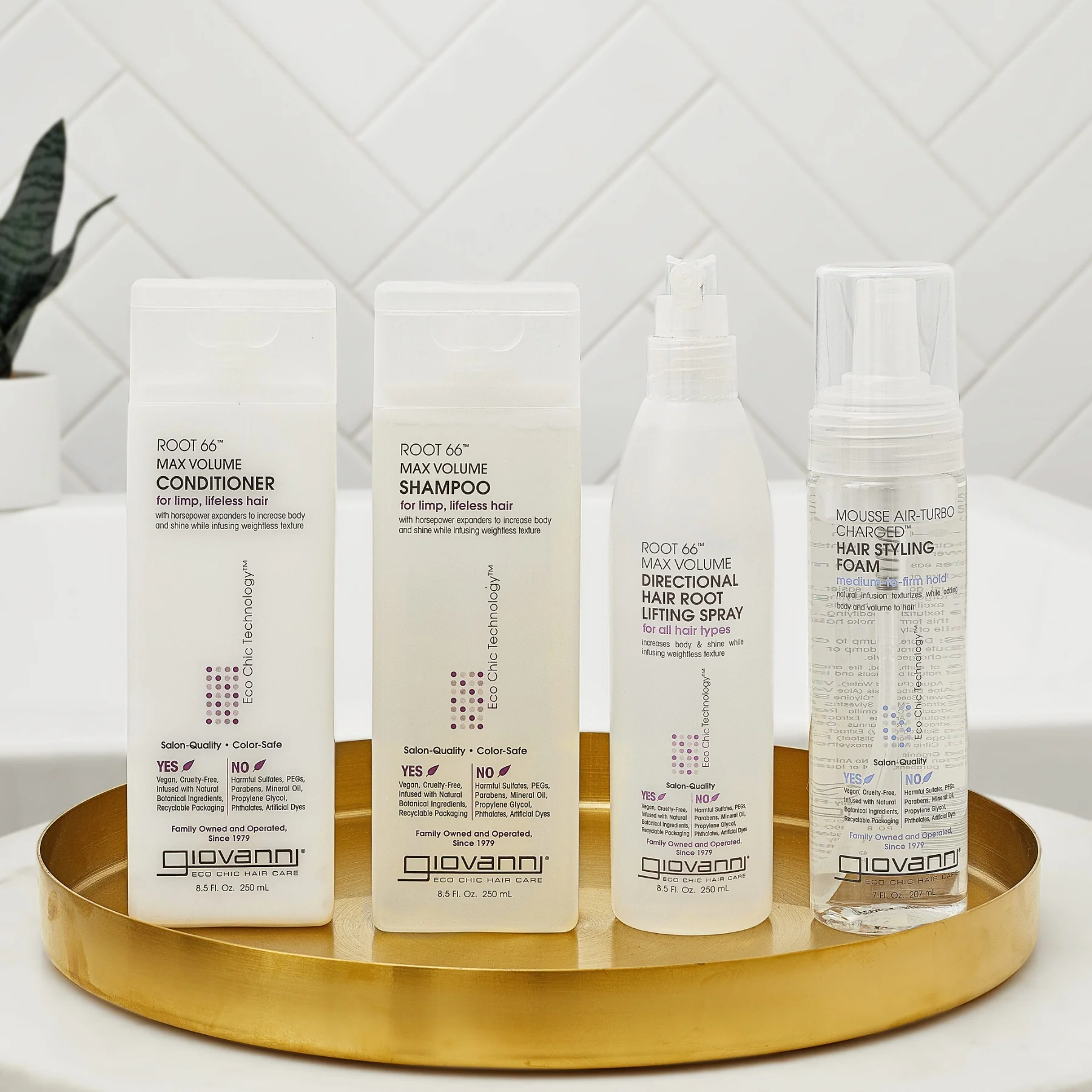 Giovanni Root 66 Max Volume Root Lifting Spray Hair Volumiser 250ml, For Limp, Lifeless Hair - Image 2