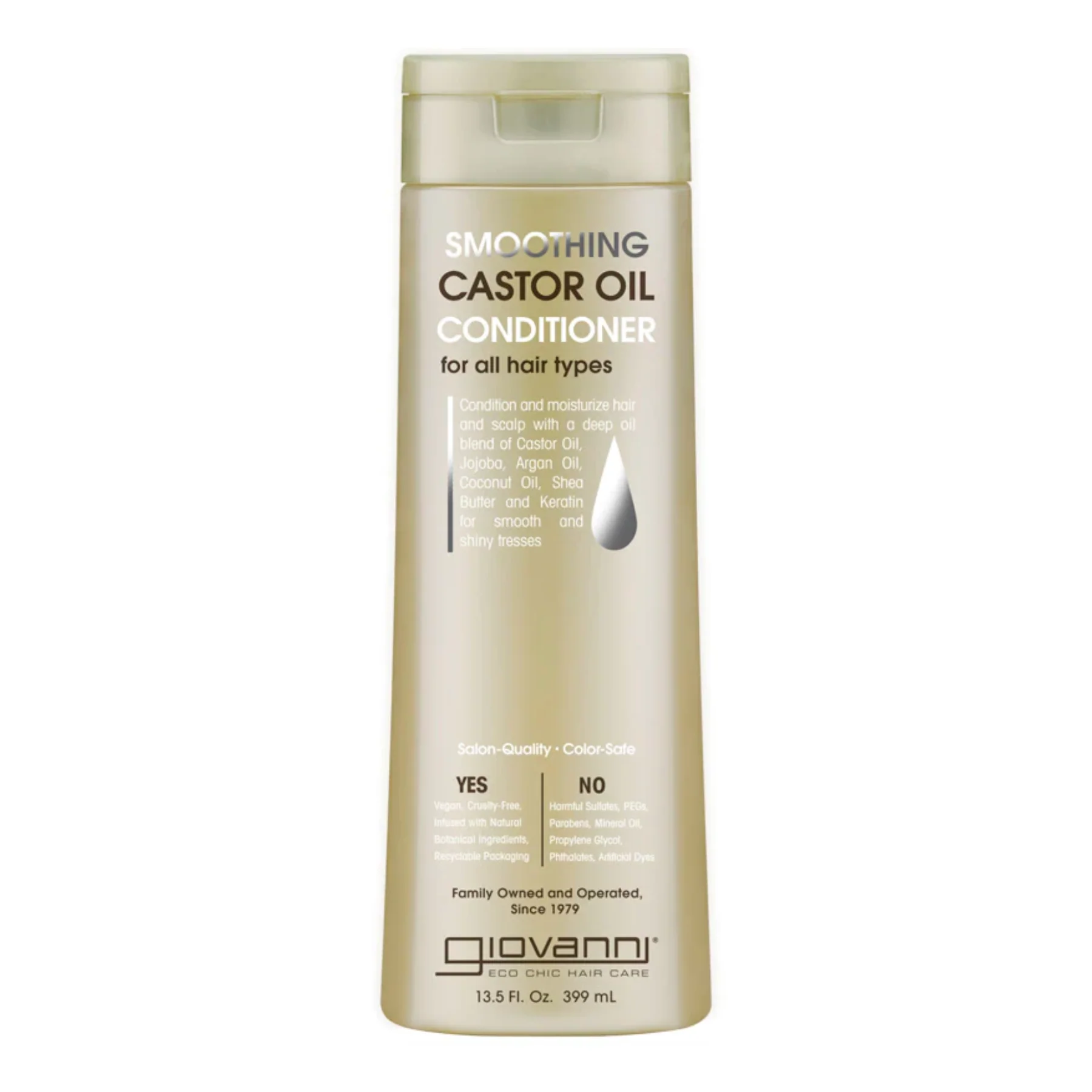 Giovanni Smoothing Castor Oil Conditioner 250mL, For All Hair Types - Image 4