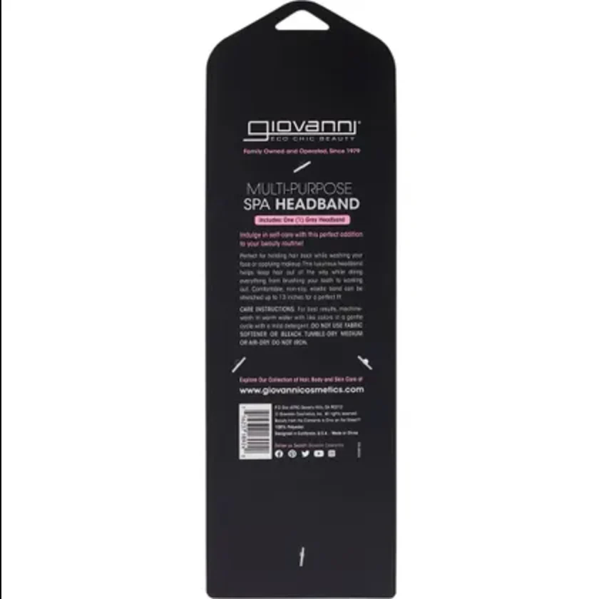 Giovanni Spa Headband, Grey - Image 2