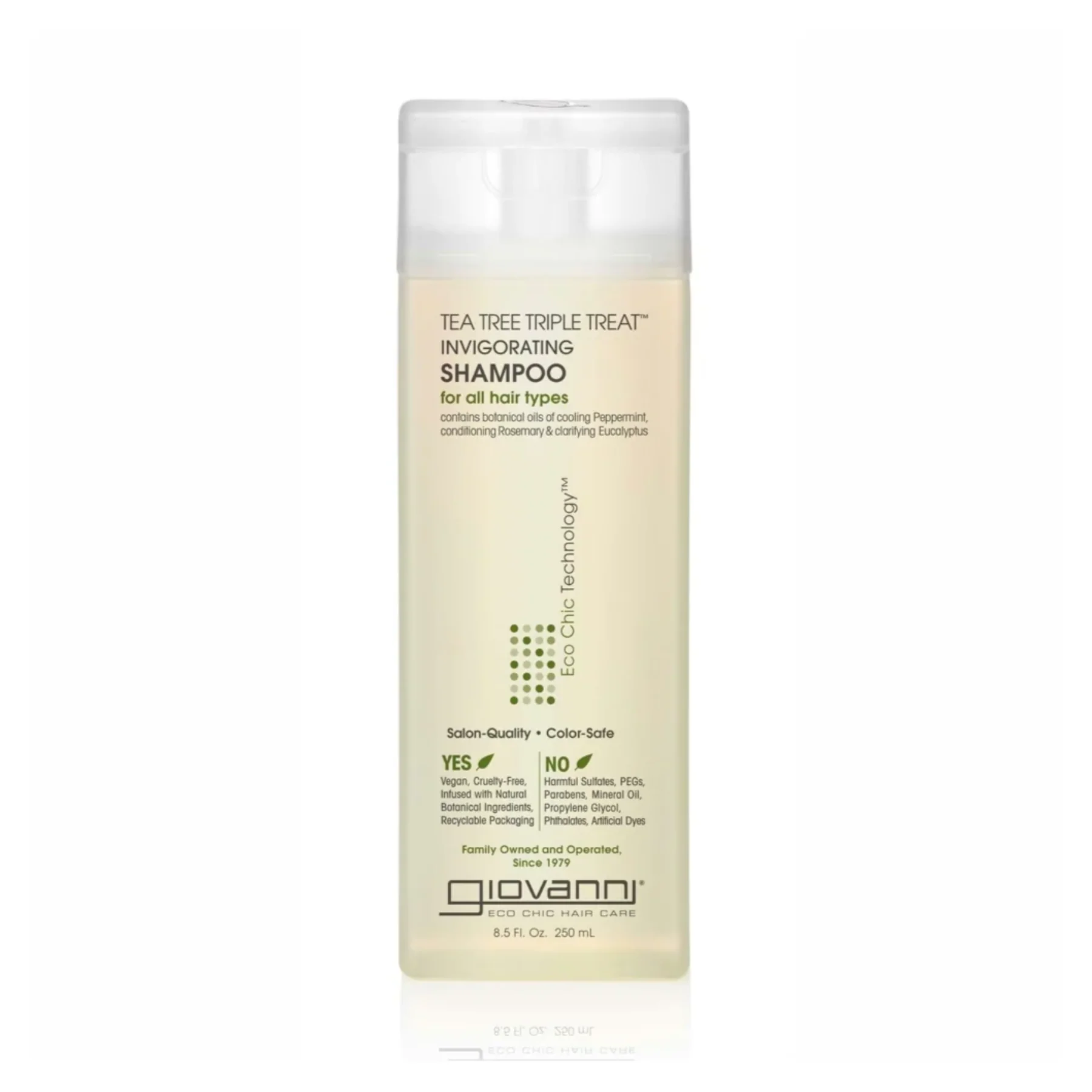 Giovanni Tea Tree Triple Treat Shampoo 60mL or 250mL, For Refreshed & Renewed Hair - Image 6