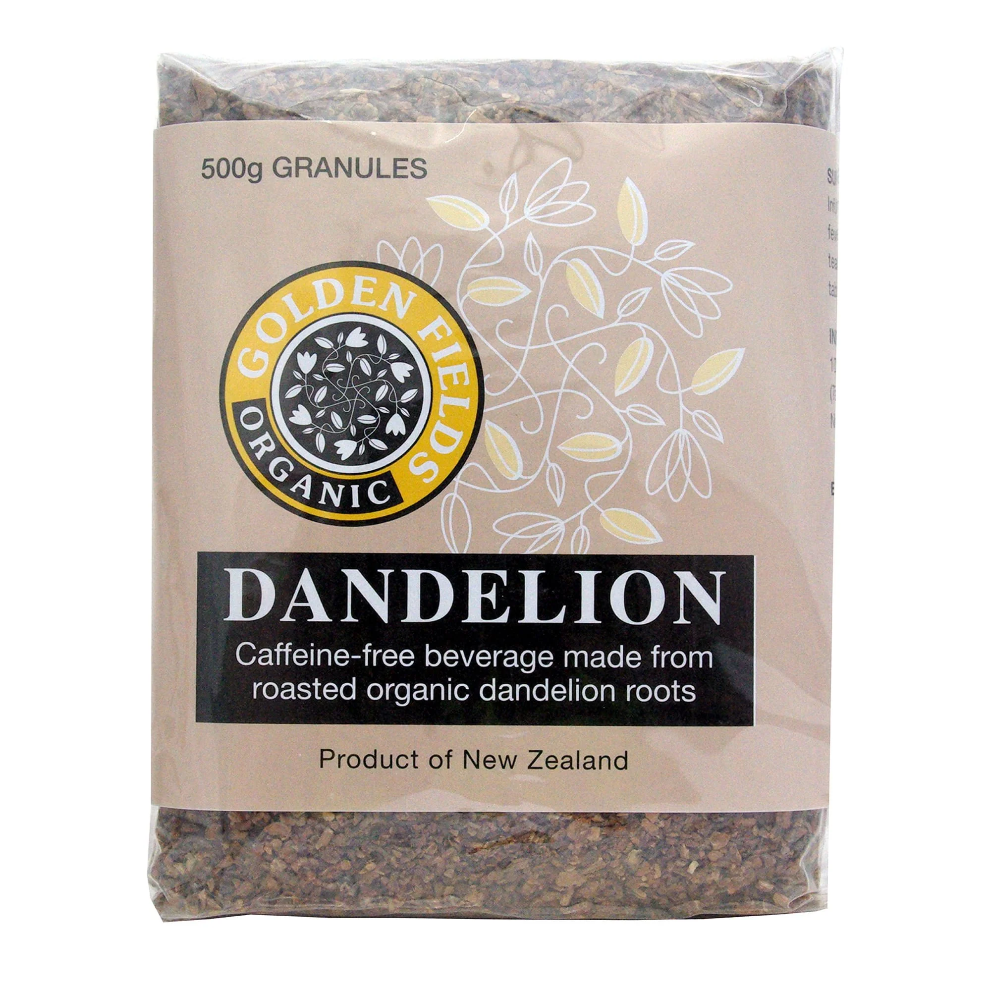 Golden Fields Dandelion Root 175g Or 500g Granules, Certified Organic - Image 2