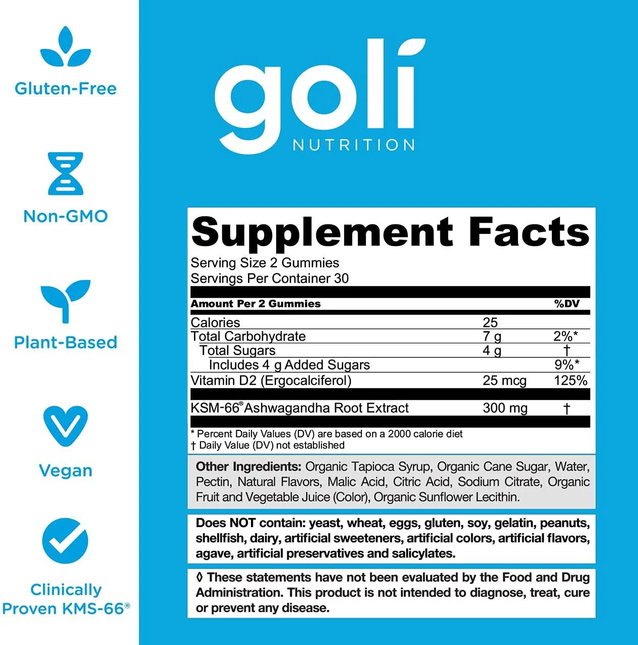 Goli Nutrition Gummies 60 Pieces, Ashwagandha - Image 5