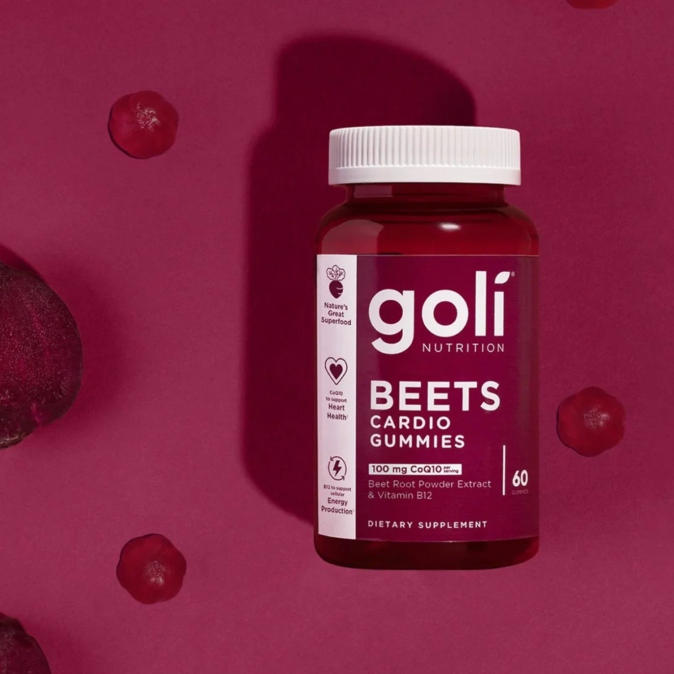 Goli Nutrition Gummies 60 Pieces, Beets - Image 2