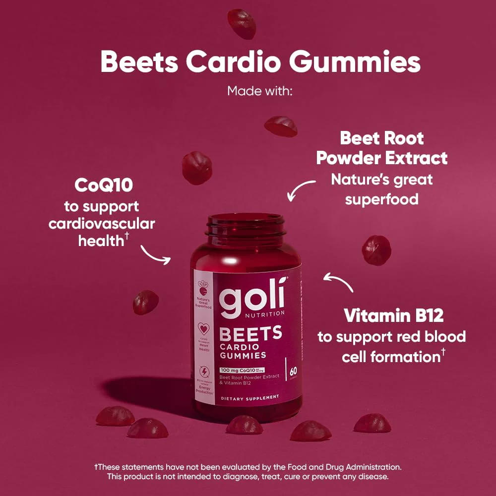 Goli Nutrition Gummies 60 Pieces, Beets - Image 3
