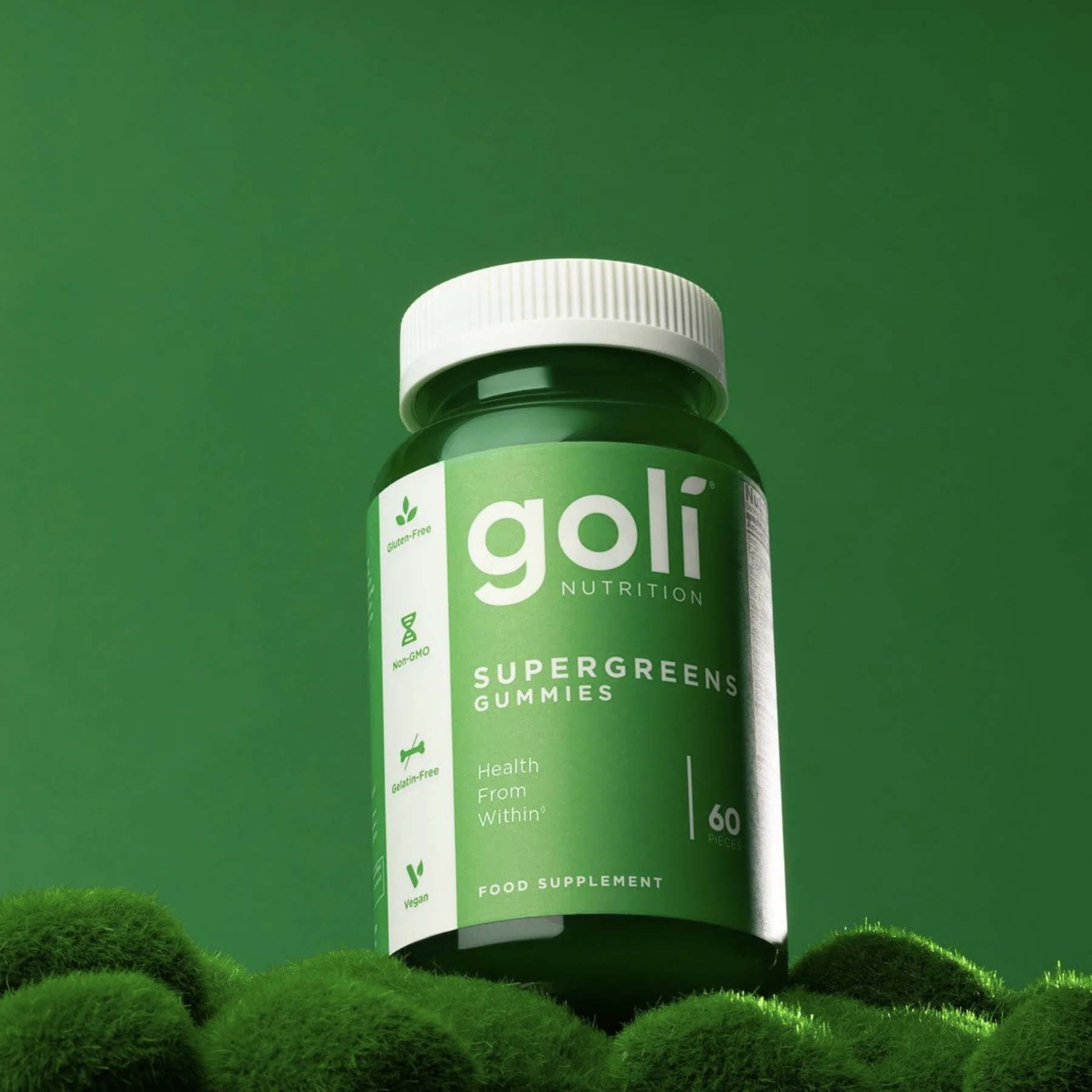 Goli Nutrition Gummies 60 Pieces, Supergreens - Image 4