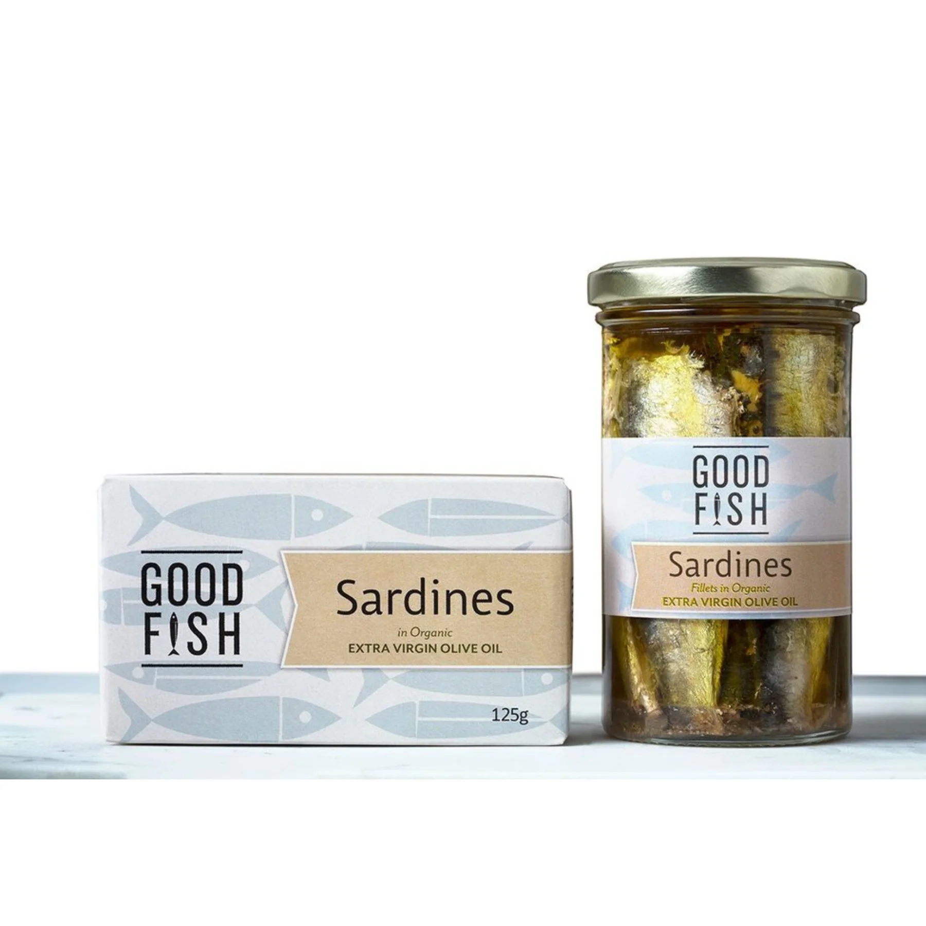 Good Fish Sardines 120g, In Organic Extra Virgin Olive Oil {BPA-Free Lining} - Image 3