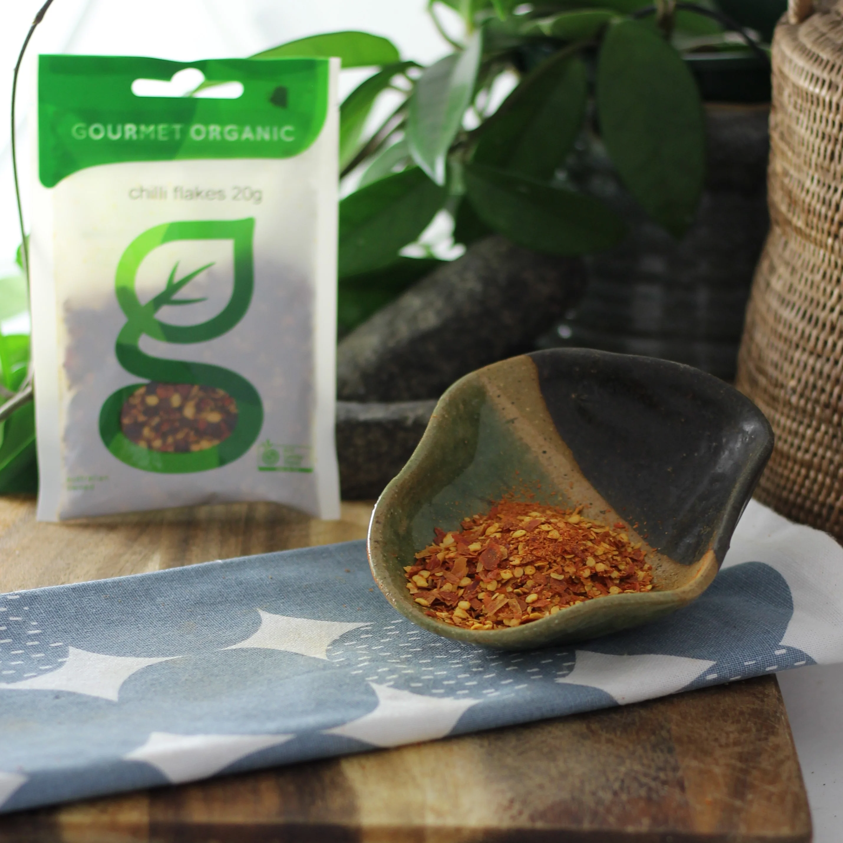 Gourmet Organic Chilli Flakes 20g, Certified Organic - Image 2
